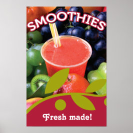 Póster Diseño de Poster Smoothie de personalizable