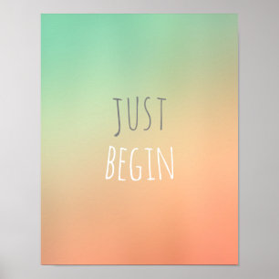 Póster diseño de presupuesto motivacional positivo pintad