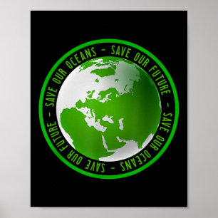 Póster Diseño de protección ambiental Día de la Tierra
