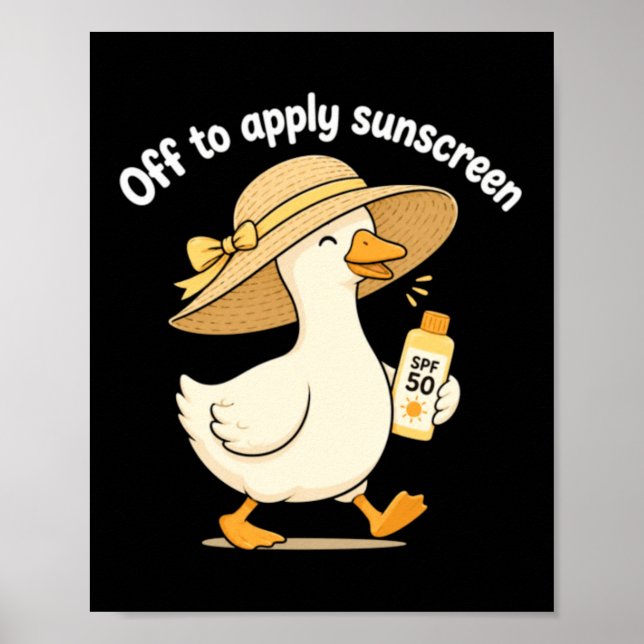 Póster Diseño de protector solar para aplicar (Frente)