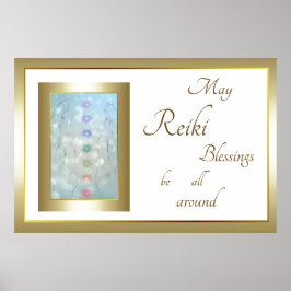 Póster Diseño de Reiki Blessings