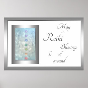 Póster Diseño de Reiki Blessings