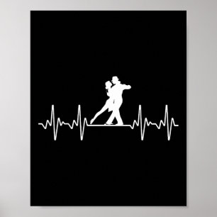 Póster Diseño de salón de baile Guay para hombres mujeres