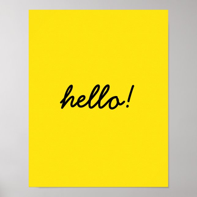 Póster diseño de saludos (Frente)
