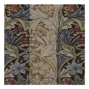 Póster Diseño de tapices para William Morris Bluebell