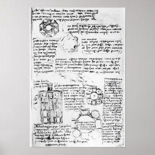 Póster Diseño de un palacio y un parque