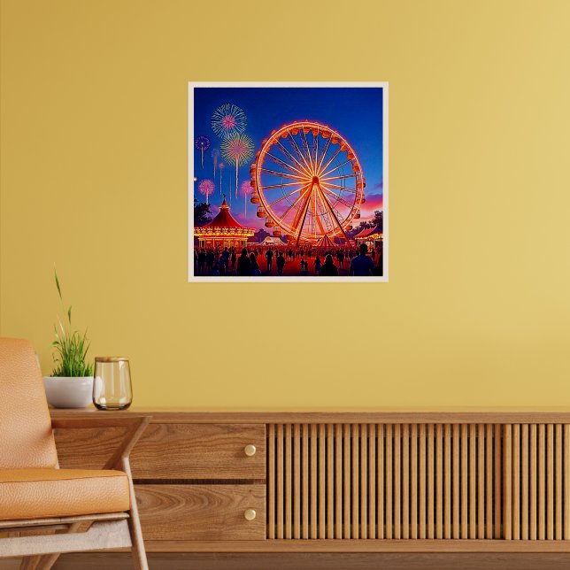 Póster Diseño de una noche de luces festivas (Salón 2)