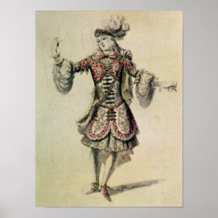 Póster Diseño de vestuario para bailarina, c.1681