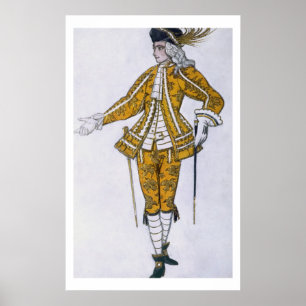 Póster Diseño de vestuario para el Pageboy del Canario de