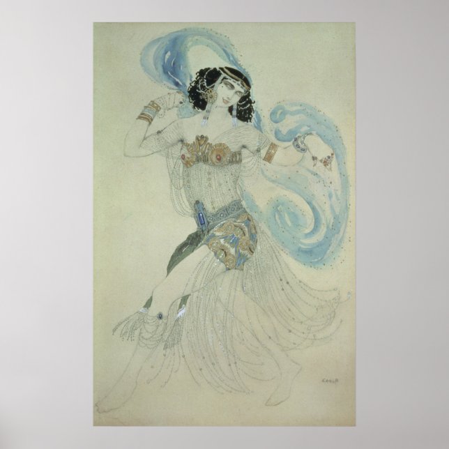Póster Diseño de vestuario para Salome (Frente)
