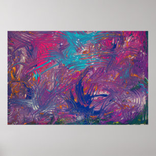 Póster Diseño de vórtice de colores