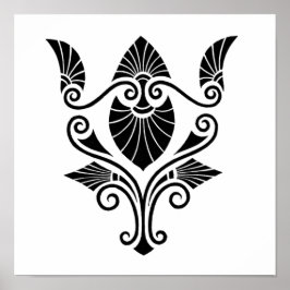 Póster Diseño Decorativo Elegante (1862) Pequeño