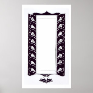 Póster Diseño del adorno, probablemente del "d'Arthur de