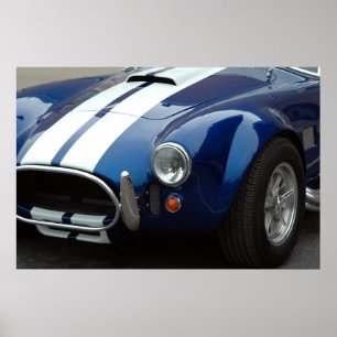 Póster diseño del coche deportivo