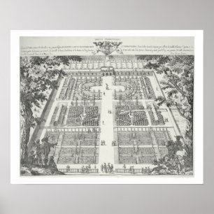Póster Diseño del jardín "de los jardines de Wilton",