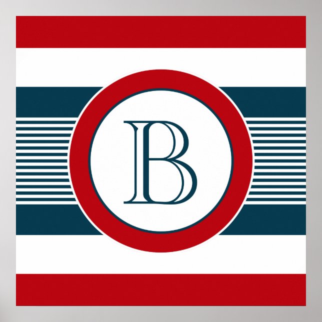 Póster Diseño del monograma (Frente)