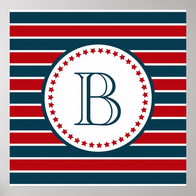 Póster Diseño del monograma (Frente)