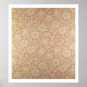 Póster Diseño del papel pintado de la "malva"