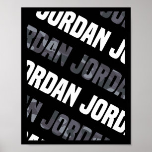 Póster Diseño del patrón de Jordania diagonal regalo de c