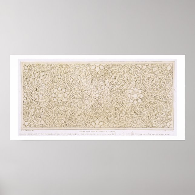 Póster Diseño del techo para la habitación Pearl, en Isfa (Frente)