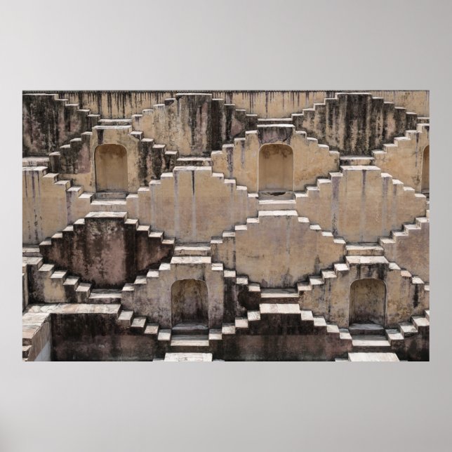 Póster Diseño del templo marrón (Frente)