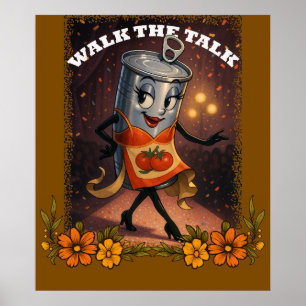 Póster diseño divertido