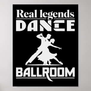 Póster Diseño divertido de baile en salón de baile para b