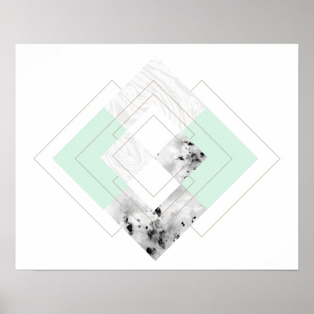 Póster Diseño Esbozado De Estilo Escandinavo (Frente)
