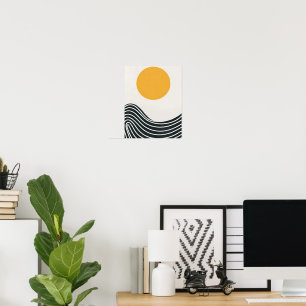 Póster Diseño Escandinavo Boho Moderno