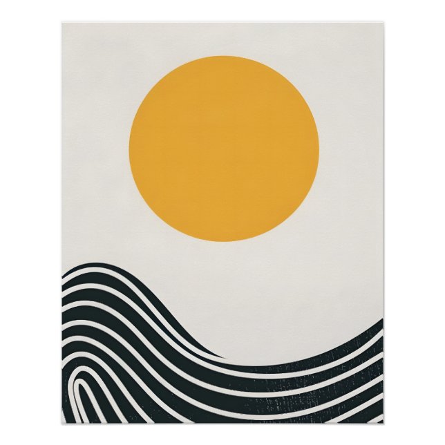 Póster Diseño Escandinavo Boho Moderno (Anverso)