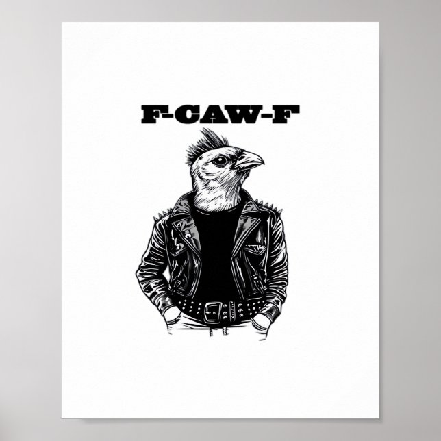Póster Diseño Estético Esencial F Caw F (Frente)