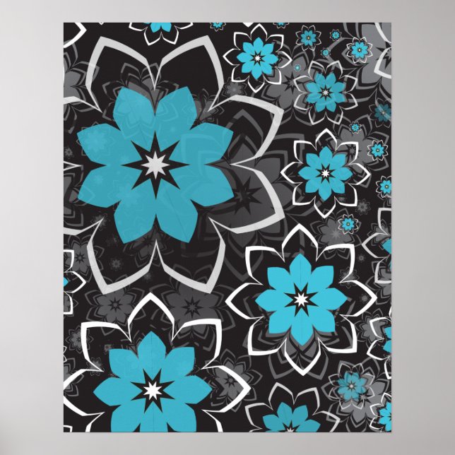 Póster Diseño floral 14 (Frente)