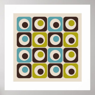 Póster Diseño geométrico minimalista