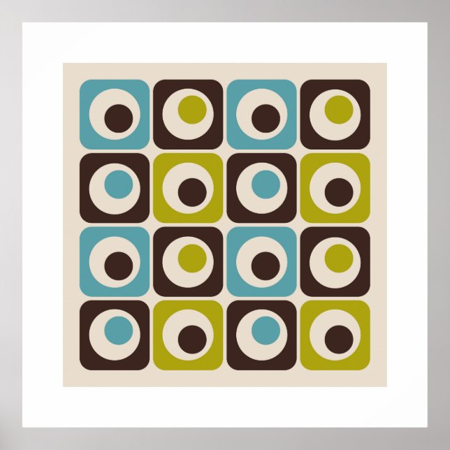 Póster Diseño geométrico minimalista (Frente)