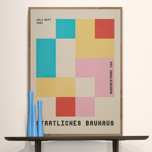 Póster Diseño gráfico de Bauhaus Poster (Subido por el creador)