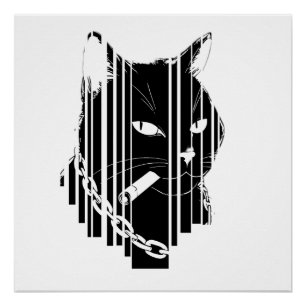 Póster Diseño gráfico de Guay cat Material gráfico