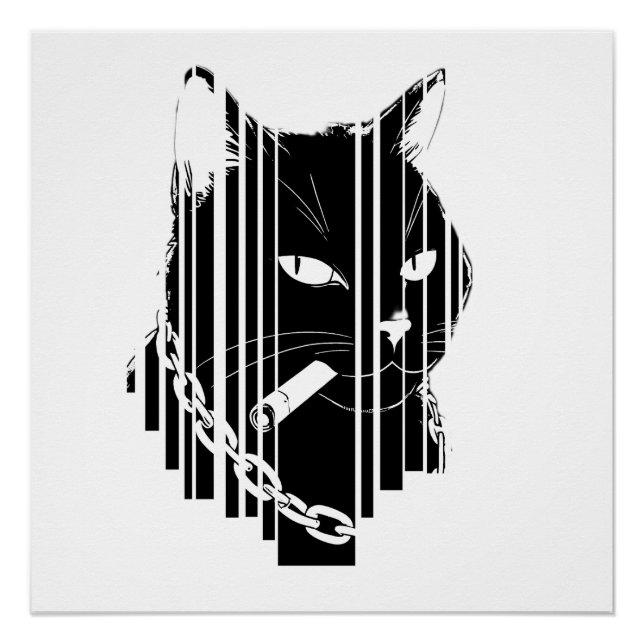 Póster Diseño gráfico de Guay cat Material gráfico (Anverso)