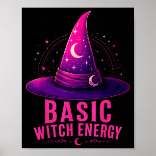 Póster Diseño gráfico divertido de Halloween con energía 