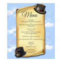 Diseño gráfico Steampunk sobre la ilusión del tiem