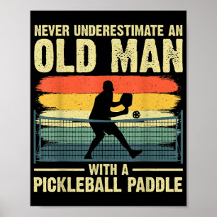Póster Diseño Guay Pickleball Para Hombres Pickleball
