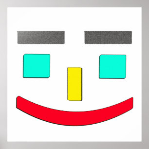 Póster Diseño "Happy Face". ¡Hazte con una en Zazzle