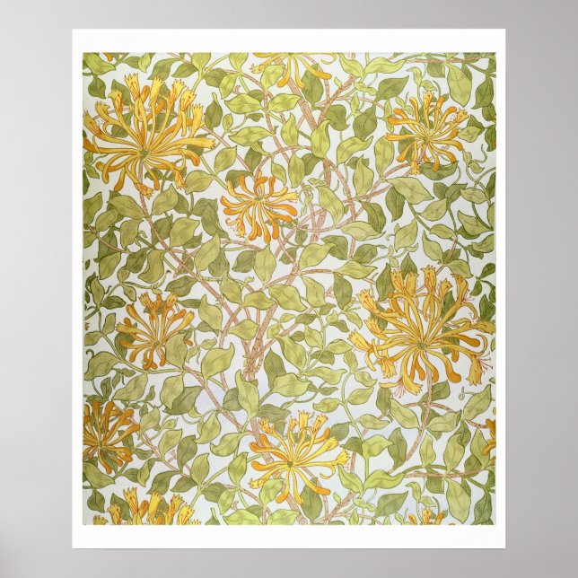 Póster Diseño "Honeysuckle", 1883 (Frente)