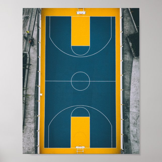 Póster Diseño impresionante de baloncesto (Frente)