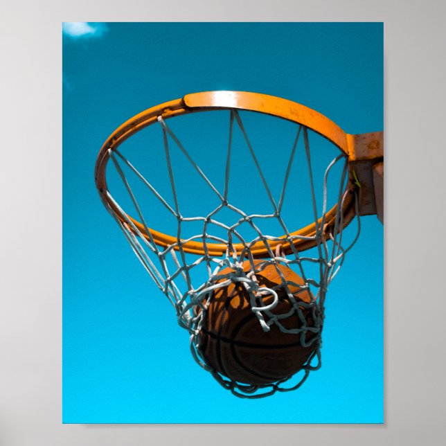Póster Diseño impresionante de baloncesto (Frente)
