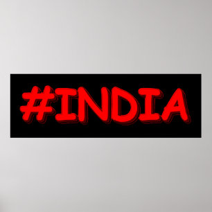 Póster Diseño "India". ¡Hazte con una en Zazzle
