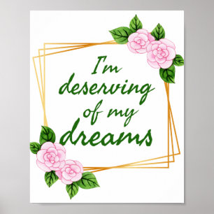 Póster Diseño inspirador para personas fuertes que tienen