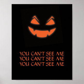 Póster Diseño llamativo de Jack O Lantern Halloween Spook