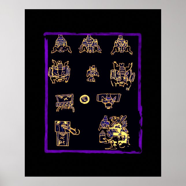 Póster Diseño maya de Guay (Frente)