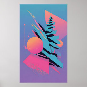 Póster Diseño Memphis de mediados del siglo - Ken Gage Ar