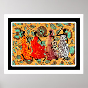 Póster Diseño moderno de herencia africana • Celebración 